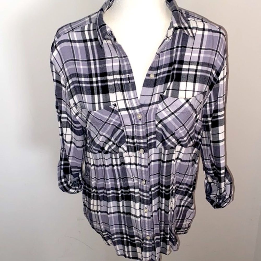 Express Plaid Flannel - Picture 2 of 8